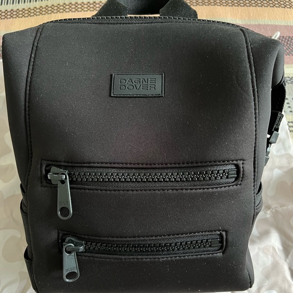 Dagne Dover Handbags - INDI NEOPRENE DIAPER BACKPACK | Small | Black